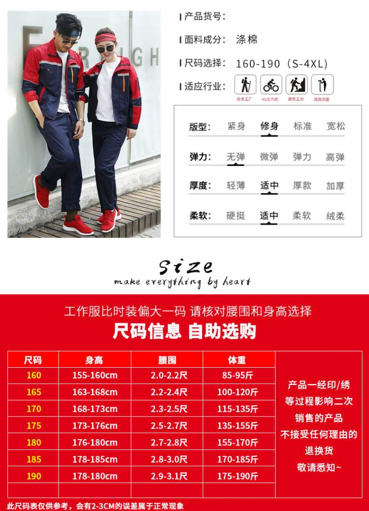 工作服反光條展示